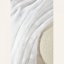 Tenda bianca di alta qualità Maura con anelli di sospensione 140 x 250 cm