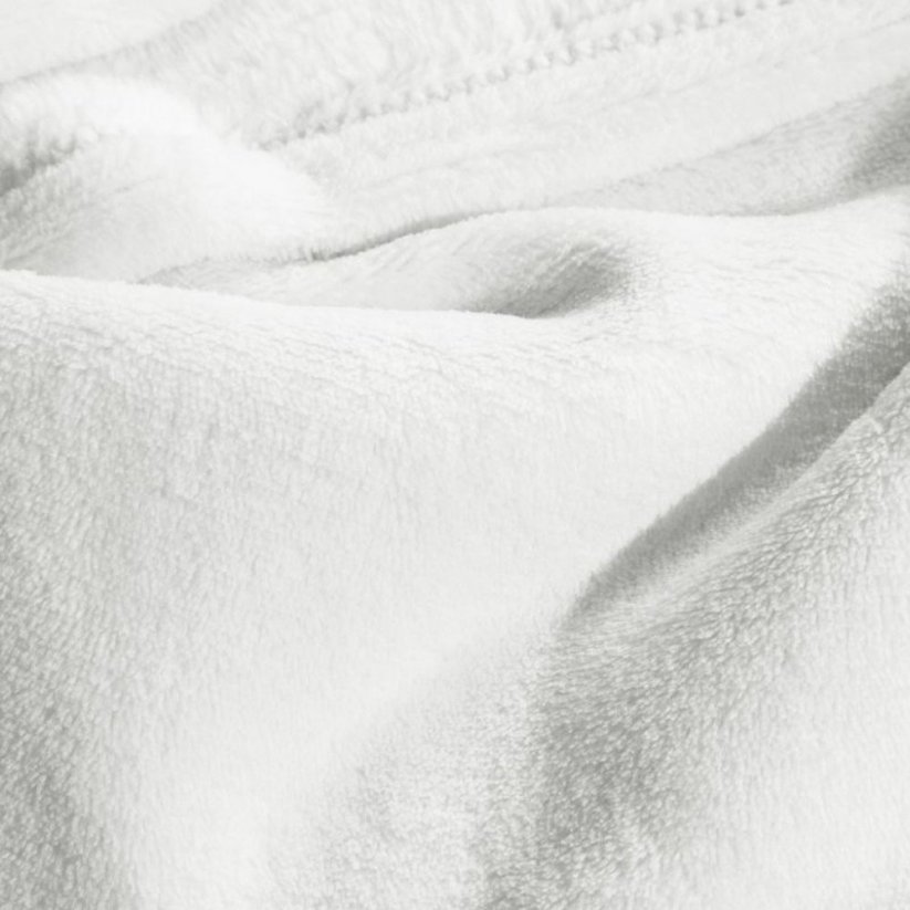 Calda coperta bianca per neonati con unicorno giocattolo in scatola decorativa 75 x 100 cm