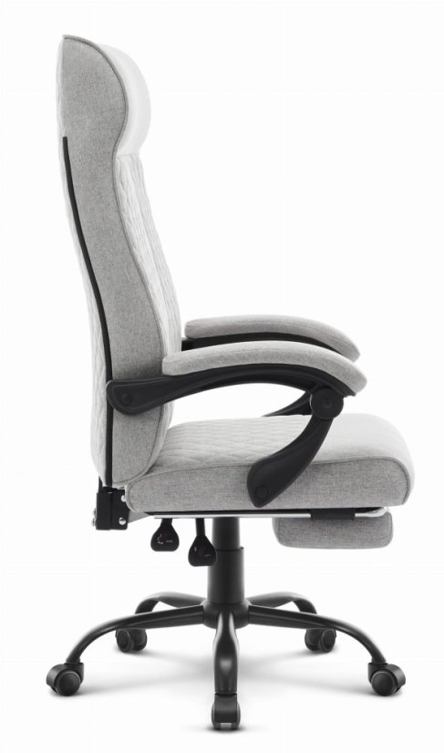 Scaun de birou ergonomic HC-1030, cu șezut cu arc și capacitate de încărcare de 120 kg – gri