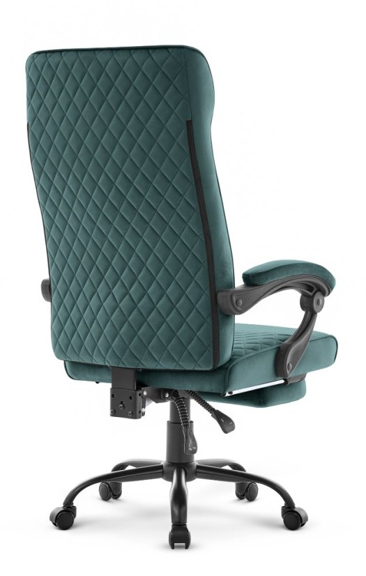 Ergonomická kancelářská židle HC-1030 s pružinovým sedákem a nosností 120 kg – smaragdová