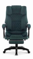 Ергономичен офис стол HC-1031 с поставка за крака - зелен