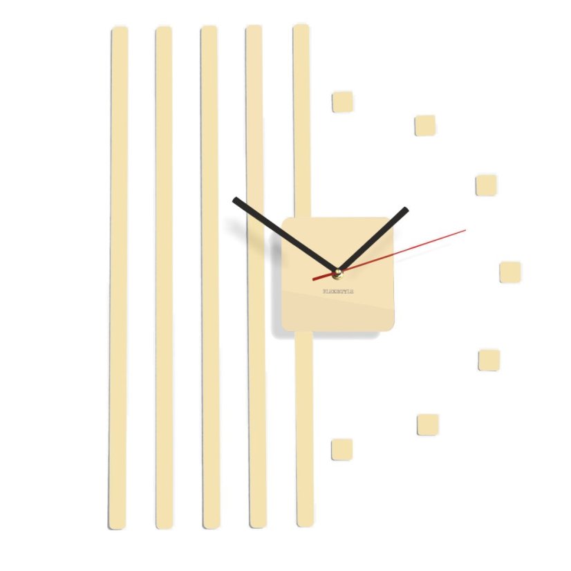 Nalepovacie nástenné hodiny do obývačky