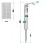 Solárna záhradná LED lampa L-356962 - 30 LED
