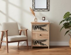Kommode ZOFIA mit 3 Schubladen - Boho-Design, 40 x 29 x 58 cm