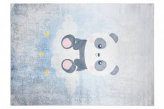 Otroška preproga s simpatično pando na oblaku