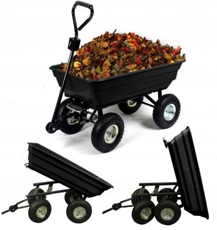 Zahradní vozík GARDENLINE černý