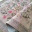 Romantico tappeto vintage con motivo botanico