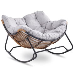 Confortevole sedia a dondolo ELTON