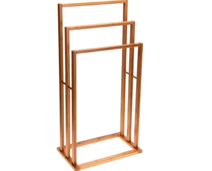 Eleganter Bambus-Handtuchhalter