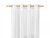 Záclona biela na kruhy 140 x 250 cm