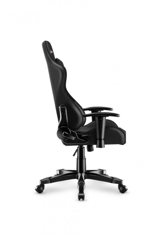 Ergonomické čierne herné kreslo pre teenegerov