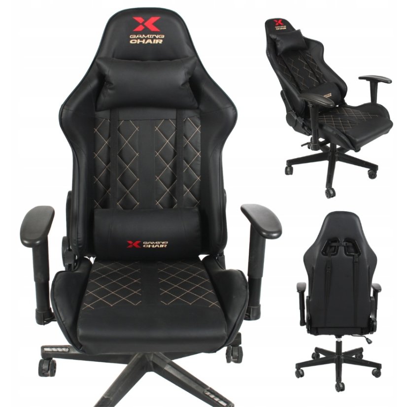 Xgaming Xcom2 gaming stol - črno-zlati