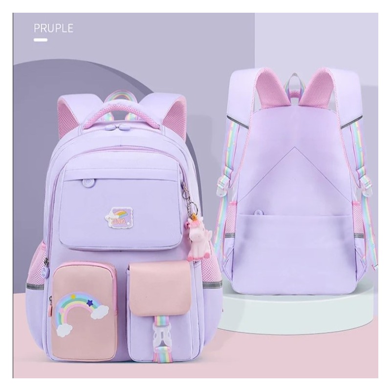 Vodoodolný školský batoh pre dievčatá