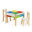 Set di tavolo e sedie per bambini colorati