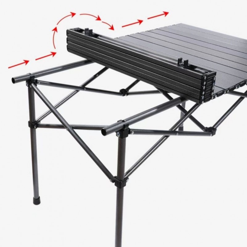 Skladací kempingový stôl 95 x 56 x 50 cm s obalom