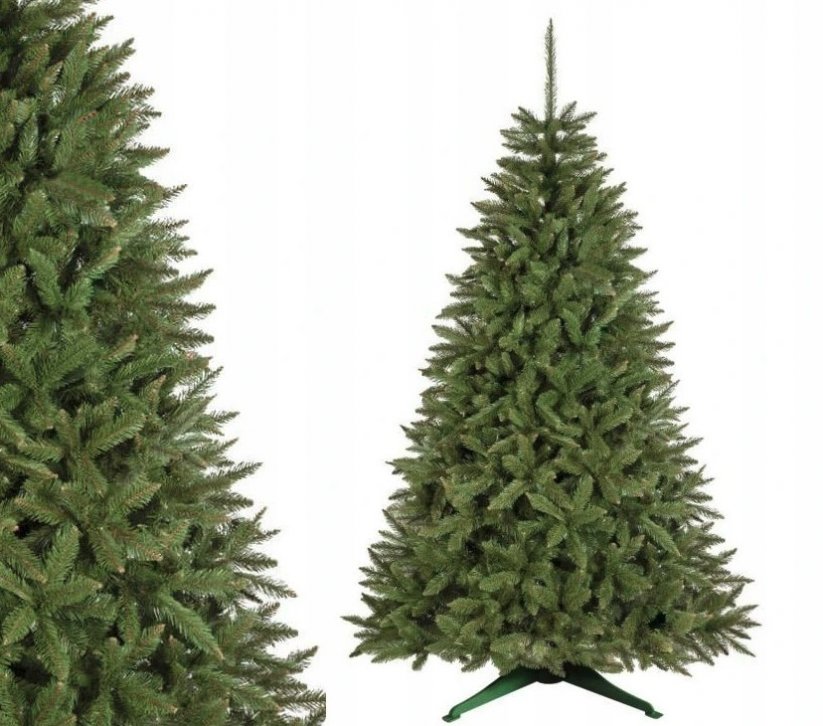 Bellissimo albero di Natale artificiale abete di montagna 150 cm