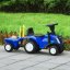 Trattore blu NEW HOLLAND con rivestimento e utensili Trattore blu NEW HOLLAND con rivestimento e utensili