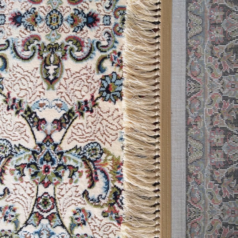 Luxus vintage szőnyeg bézs színben, tökéletes színmintával