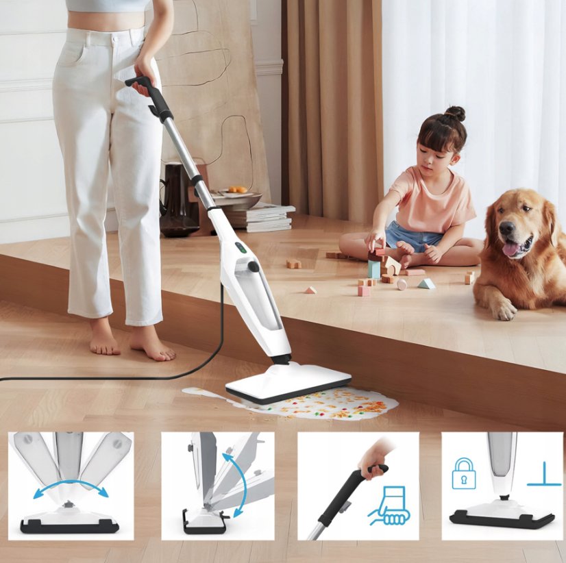 Parný mop SteamExpert HDS4600W 12v1 – 2000 W