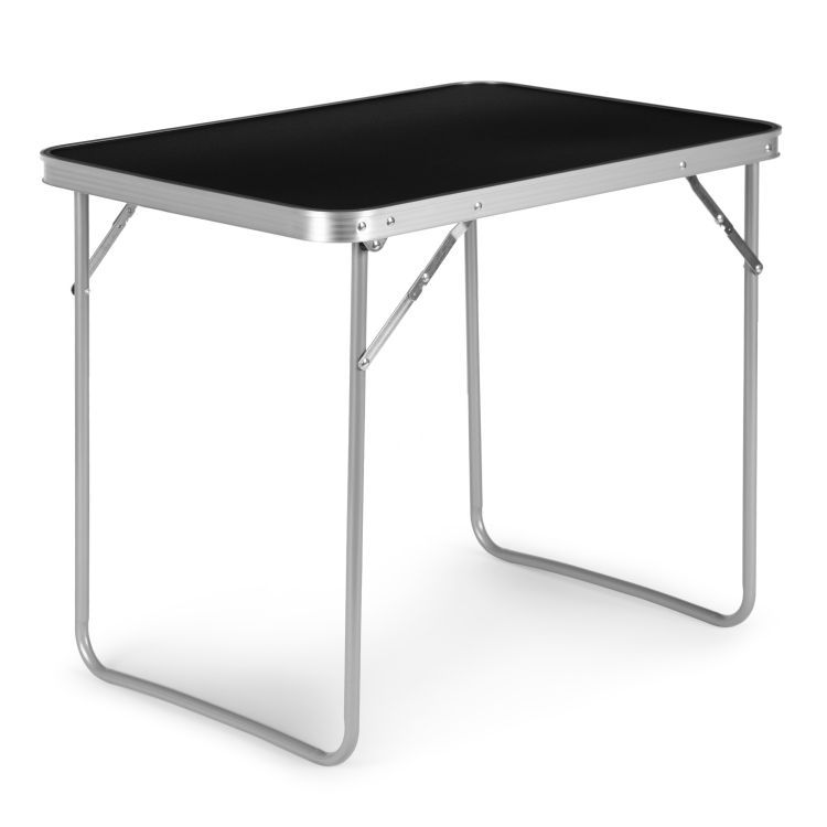 Összecsukható vendéglátóasztal 70x50 cm fekete