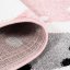 Rozprávkový detský koberec zajačik v ružovej farbe