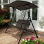 Gartenschaukel 4006D für 3 Personen - goldbraun