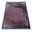 Tappeto scuro con cornice e patina orientale pregiata