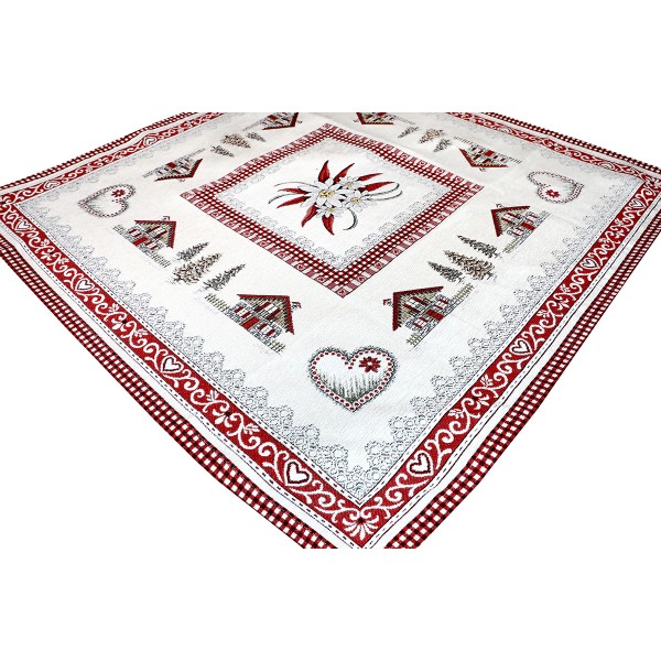 Karácsonyi terítő gyönyörű motívummal 90x90 cm