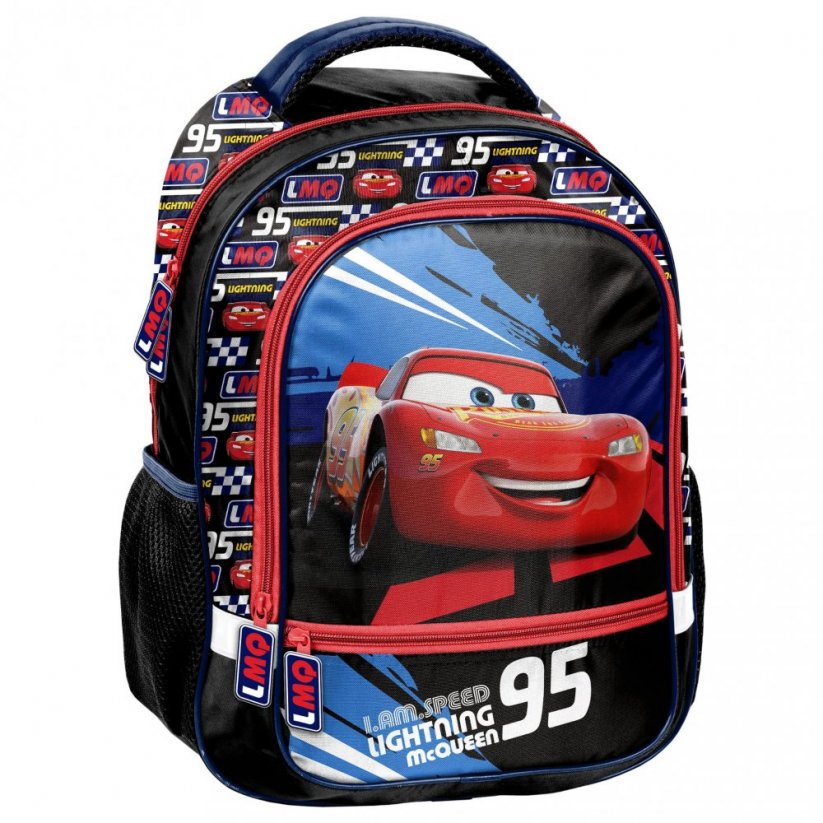 Školní batoh CARS pro chlapce v čtyřdílné sadě