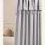 Tenda grigia ASTORIA con nappe per occhielli 140 x 250 cm