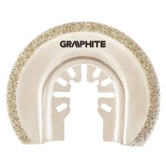 Semi-round blade for ceramics, 65 mm, electroplated with diamond grit 56H063 GRAPHITE