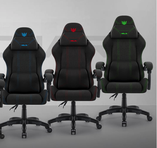 Ergonomické látkové herné kreslo HC-1014