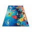 Fenomenalna modra otroška preproga z motivom podvodnega sveta