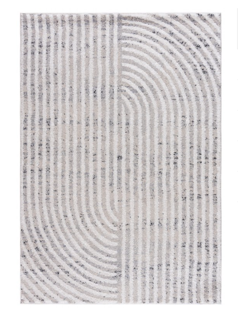 Dizajnový koberec v krémovo sivej farbe Athos