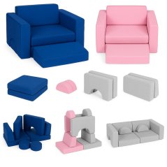 Dječja modularna sofa - 8 dijelova, više boja