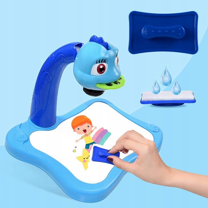 Gyermek rajzprojektor - rajzasztal lámpával és dallamokkal