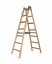 Drevený dvojdielny rebrík 2 x 7 s nosnosťou 150 kg
