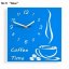Ceas de perete Coffee Time - Culoare: Violet