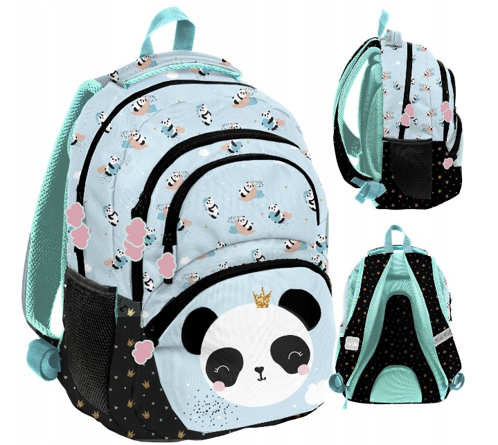 Iskolai 5 részes készlet Panda motívummal