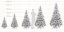 Weihnachtsbaum mit Schneeimitation auf den Ästen 220 cm hoch