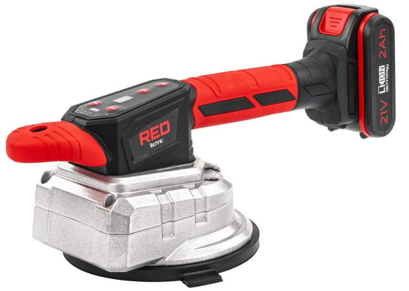 Vibráló tapadókorong csempékhez és üveghez LCD kijelzővel és 2 elemmel - RTAPW0155