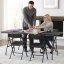 Tavolo pieghevole da catering 180 cm - nero