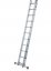Dvodelna aluminijasta lestev 2 x 11 stopnic