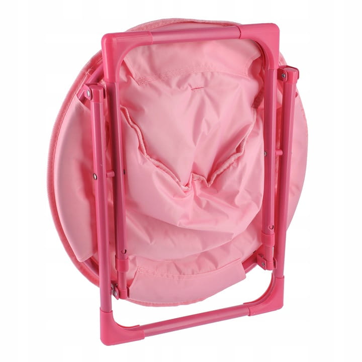 Детски стол за къмпинг в розово с фламинго