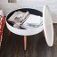 Moderní minimalistický stolek s úložným prostorem