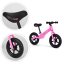 Detský balančný bicykel s bezdušovými kolesami - ružový