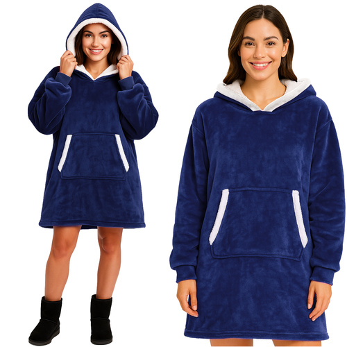 Oversize mikina s kapucňou – univerzálna veľkosť
