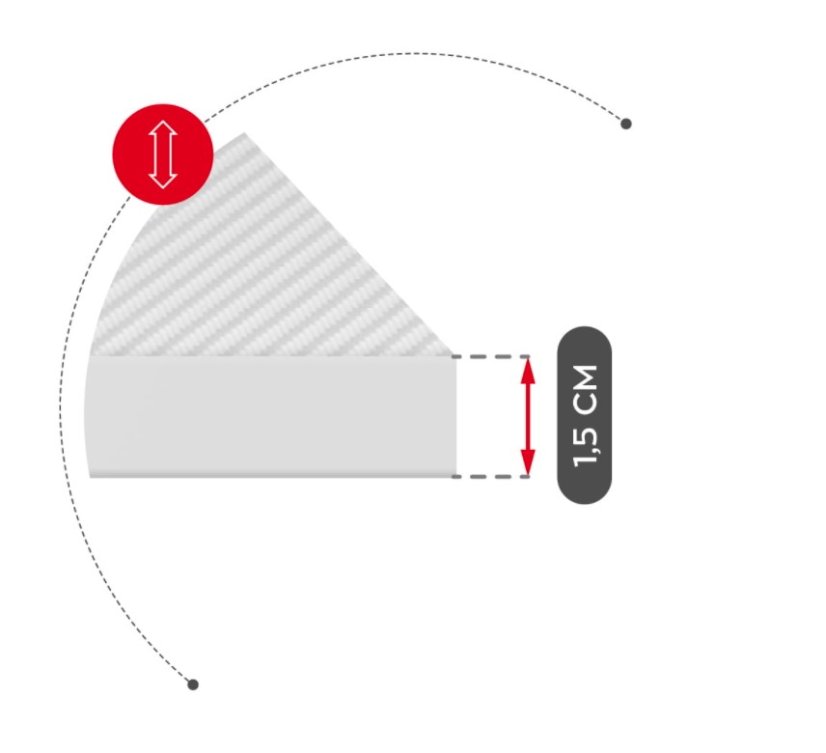 Priestranný rohový stôl HERO 6.3 v bielej farbe