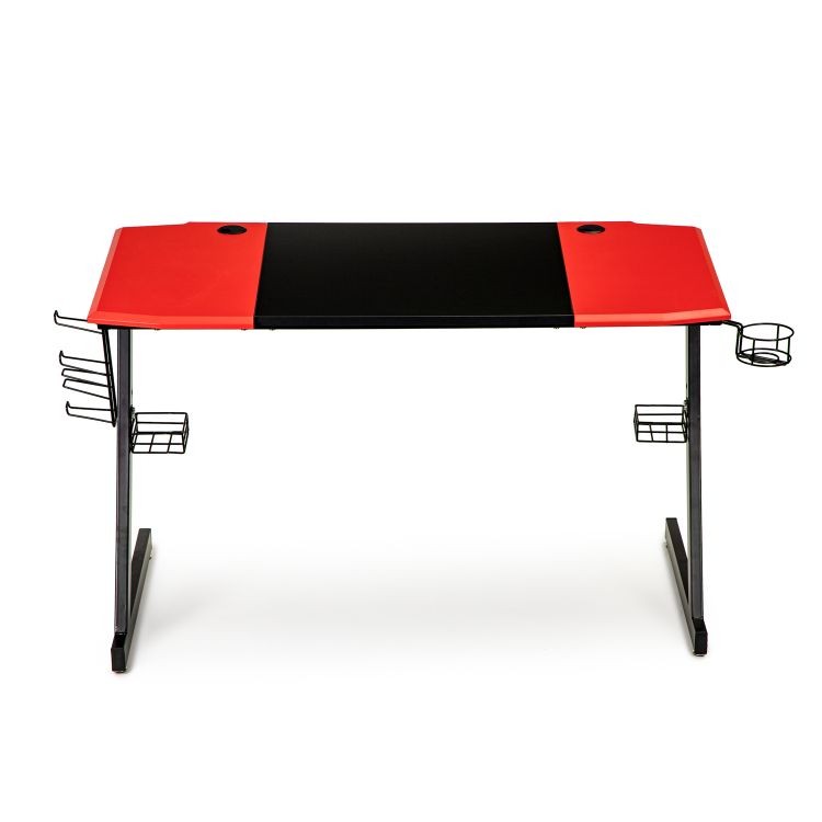 Červeno čierny herný stolík na počítač