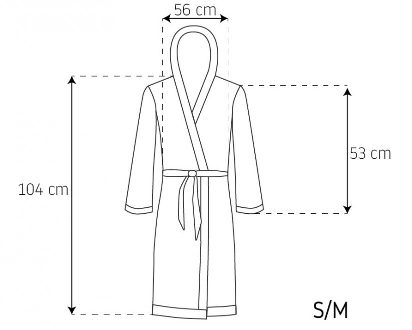 Удобен дамски халат без качулка в цвят на мента